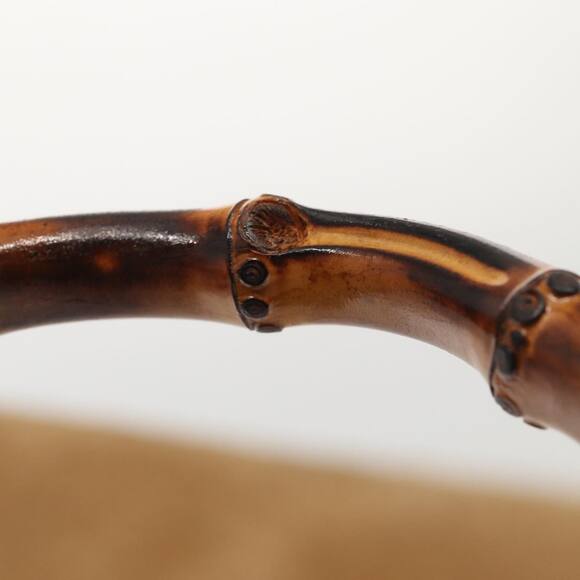 GUCCI Bamboo Shoulder Bag Suede Brown Gold 003 2058 003 2058 - Picture 8 of 13